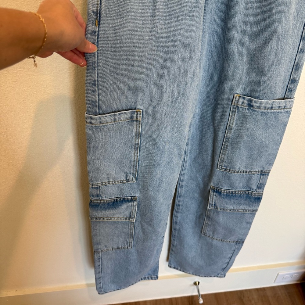 ASOS Strapless Denim Jumpsuit - Picture 6 of 12